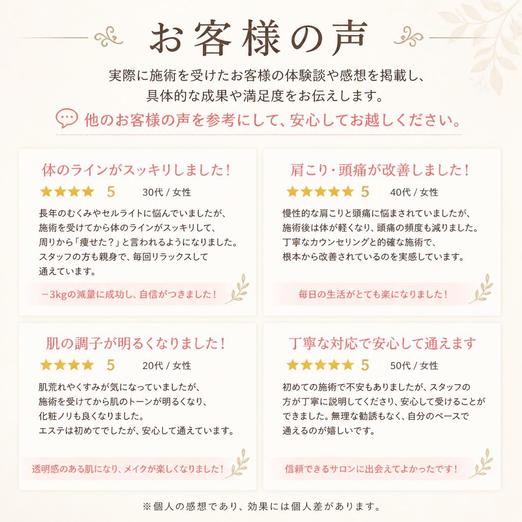 お客様の声