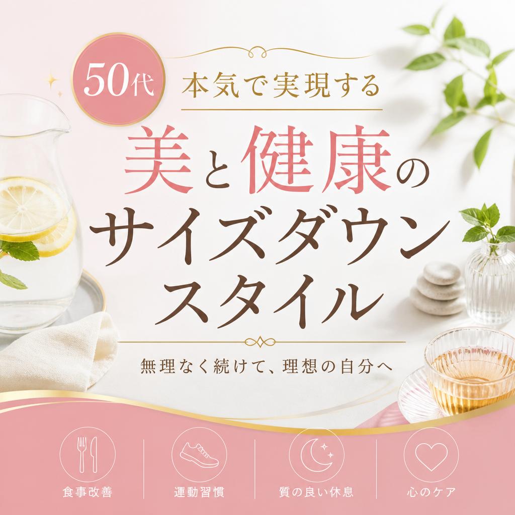 50代、本気で実現する美と健康のサイズダウンスタイル